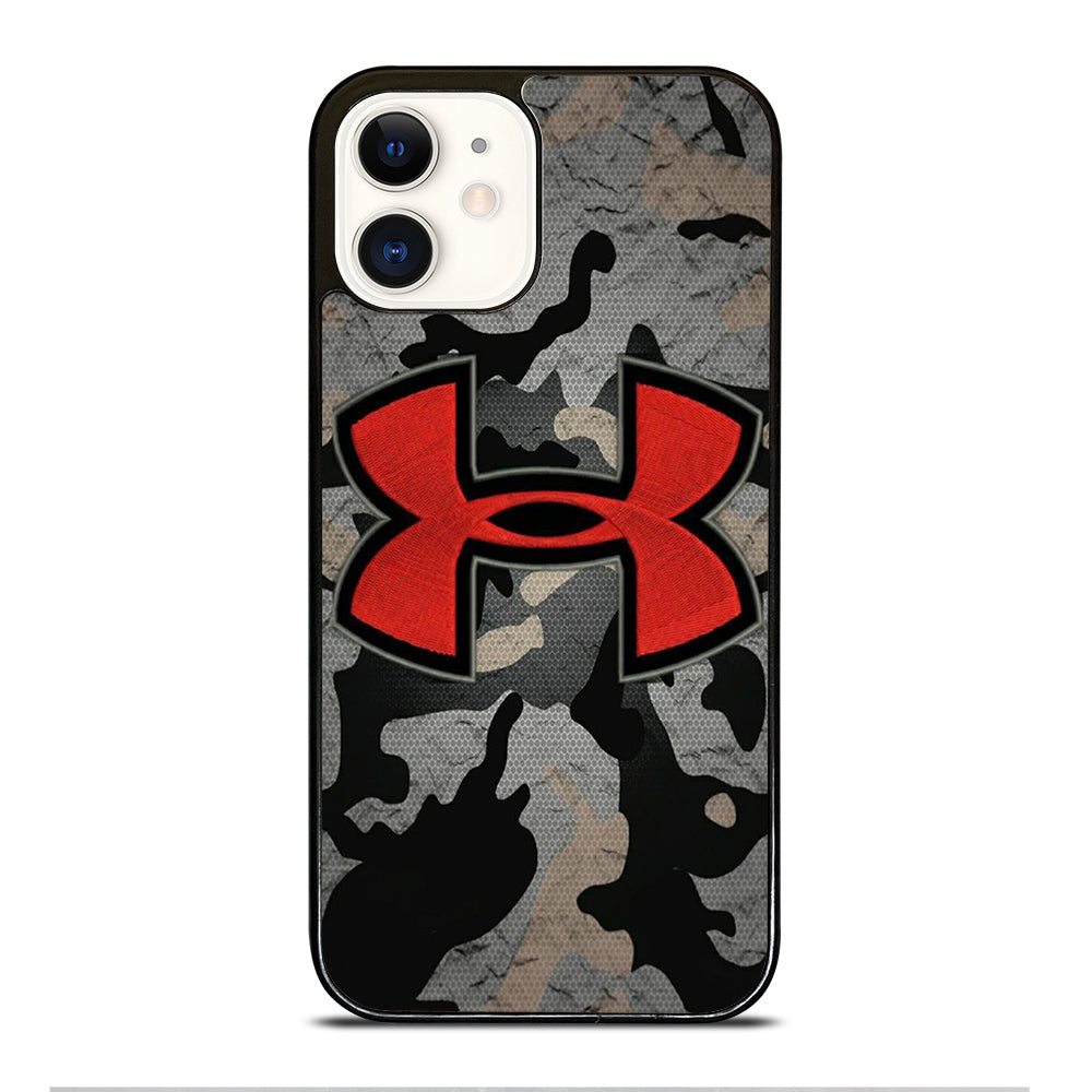 UNDER ARMOUR CAMO RED LOGO iPhone 12 Case Cover