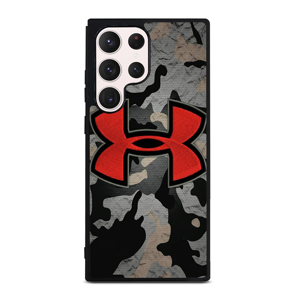 UNDER ARMOUR CAMO RED LOGO Samsung Galaxy S23 Ultra Case Cover