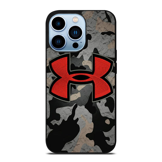 UNDER ARMOUR CAMO RED LOGO iPhone 13 Pro Max Case Cover