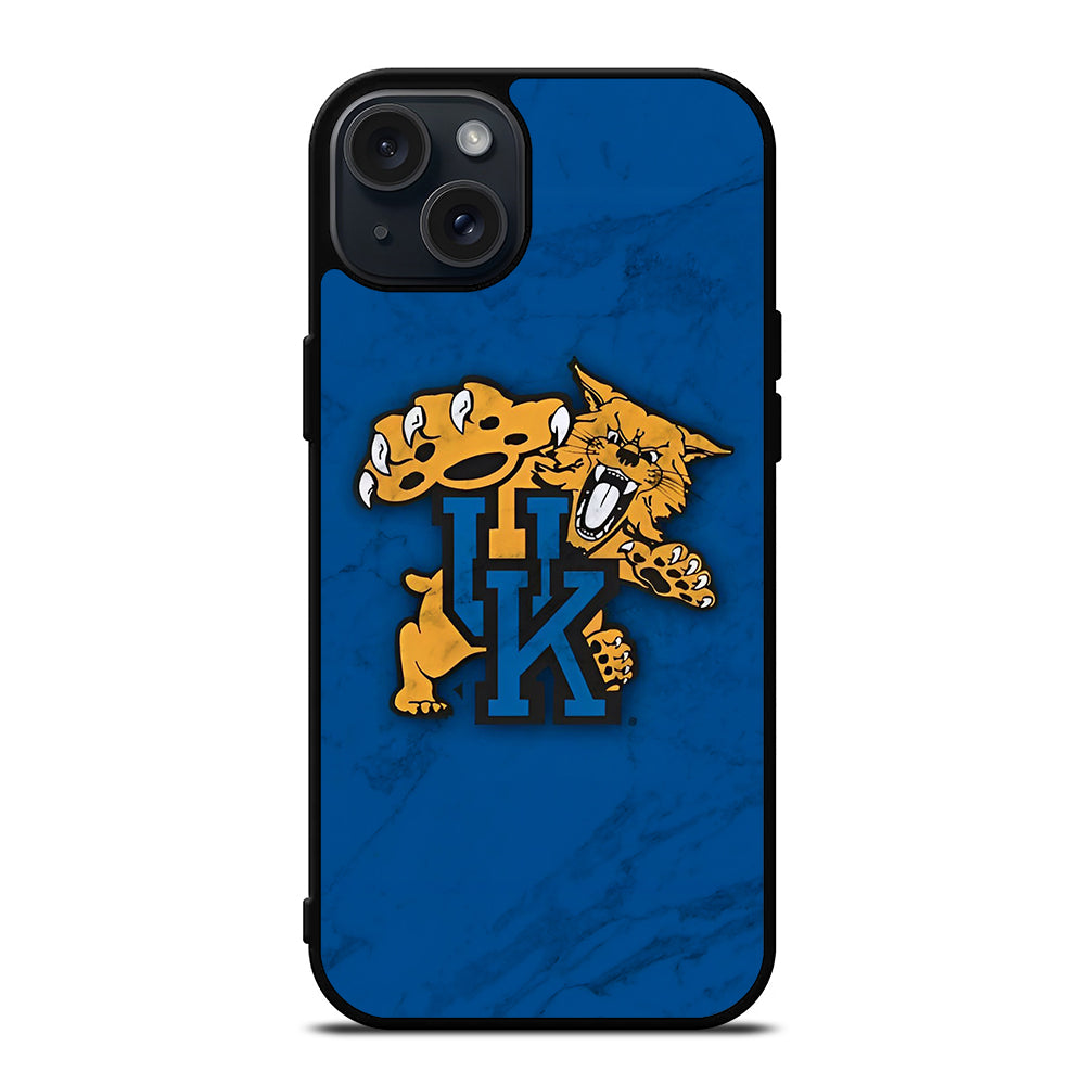 UNIVERSITY OF KENTUCKY UK MARBLE LOGO iPhone 15 Plus Case Cover