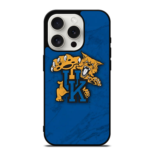 UNIVERSITY OF KENTUCKY UK MARBLE LOGO iPhone 15 Pro Case Cover