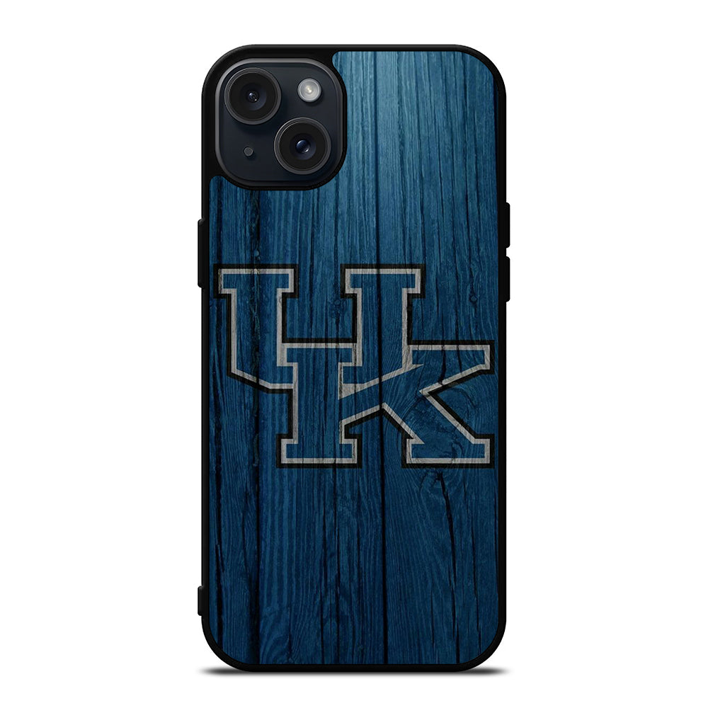 UNIVERSITY OF KENTUCKY UK WOODEN iPhone 15 Plus Case Cover