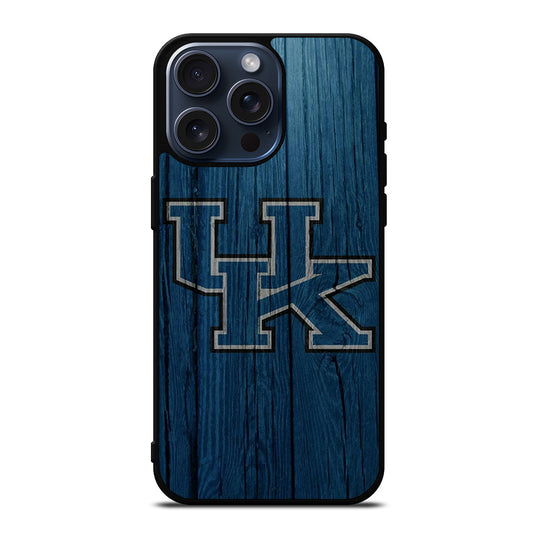 UNIVERSITY OF KENTUCKY UK WOODEN iPhone 15 Pro Max Case Cover