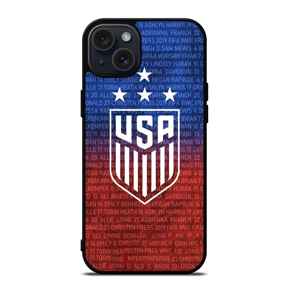 USA SOCCER TEAM SYMBOL 3 iPhone 15 Plus Case Cover