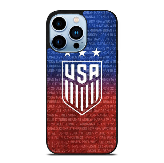 USA SOCCER TEAM SYMBOL 3 iPhone 13 Pro Max Case Cover