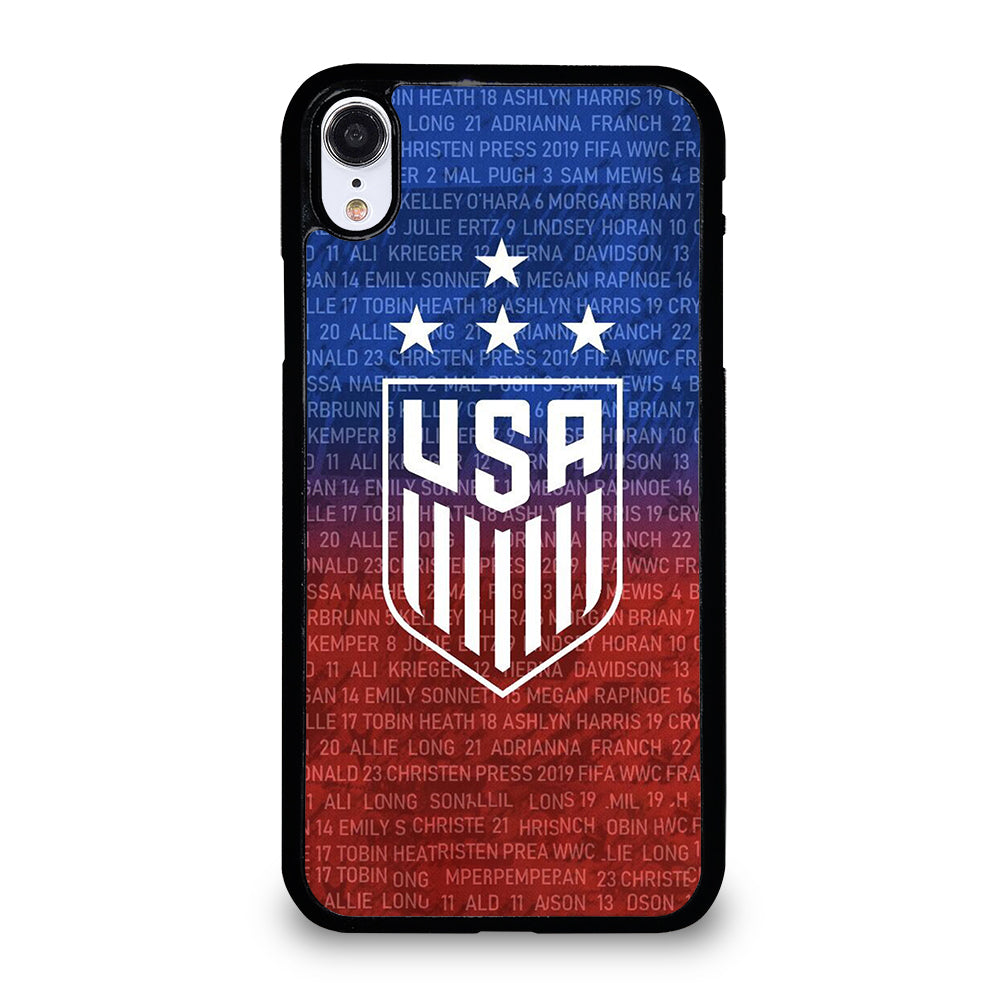 USA SOCCER TEAM SYMBOL 3 iPhone XR Case Cover