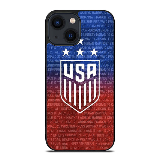 USA SOCCER TEAM SYMBOL 3 iPhone 14 Plus Case Cover