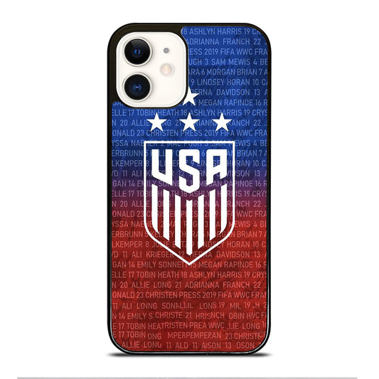 USA SOCCER TEAM SYMBOL 3 iPhone 12 Case Cover