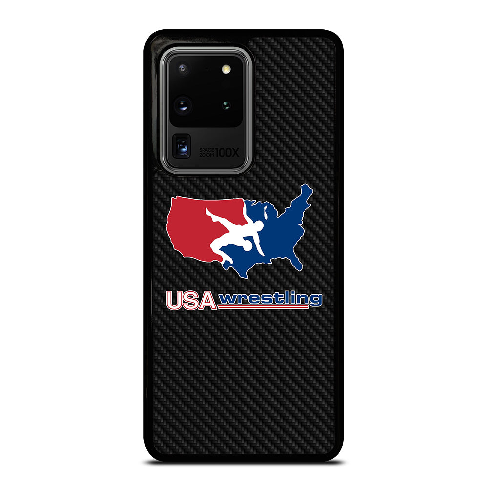 USA WRESTLING CARBON LOGO Samsung Galaxy S20 Ultra Case Cover
