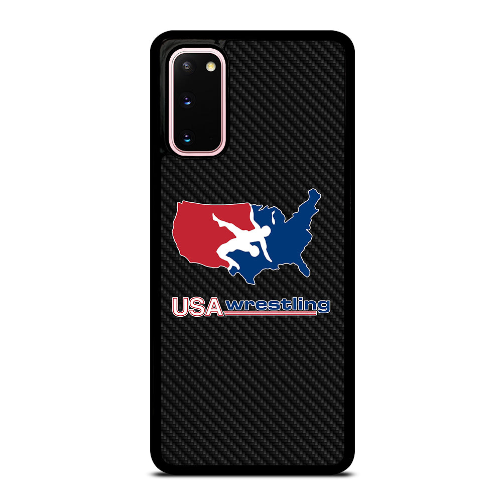 USA WRESTLING CARBON LOGO Samsung Galaxy S20 Case Cover