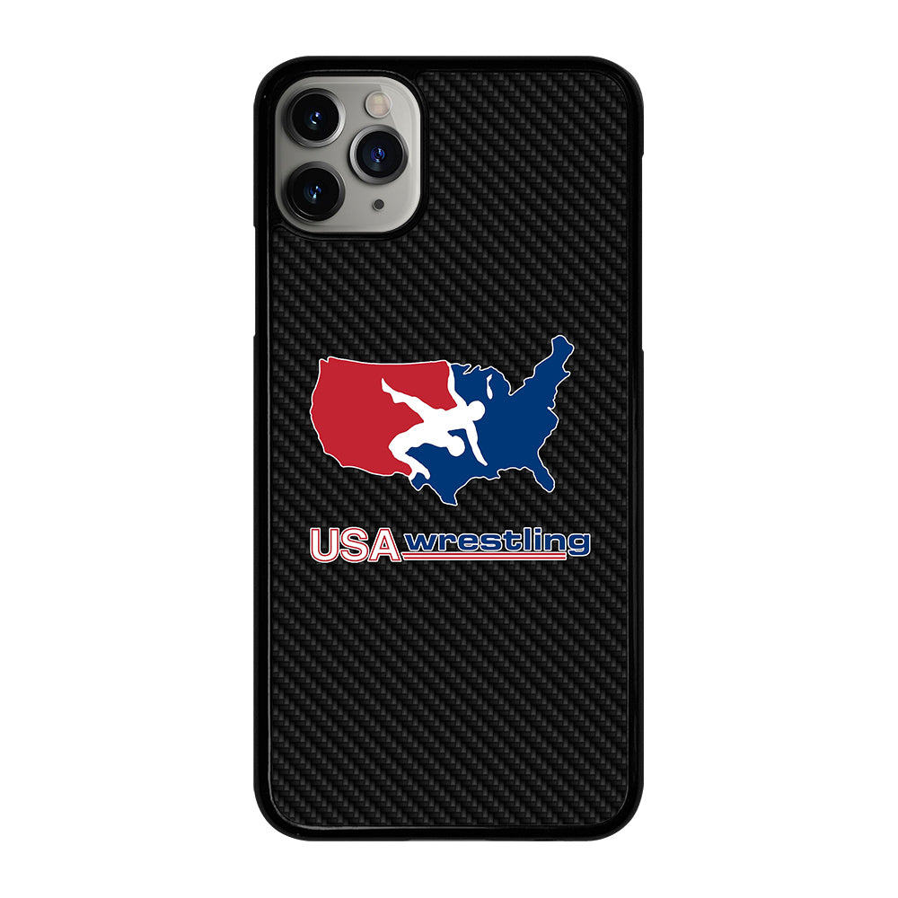 USA WRESTLING CARBON LOGO iPhone 11 Pro Max Case Cover