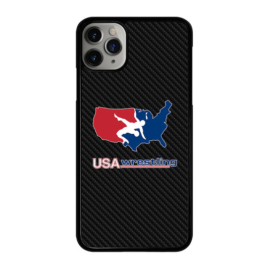 USA WRESTLING CARBON LOGO iPhone 11 Pro Max Case Cover
