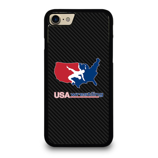 USA WRESTLING CARBON LOGO iPhone 7 / 8 Case Cover