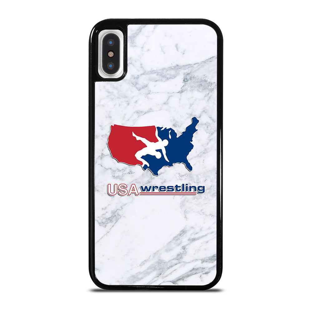 USA WRESTLING MARBLE iPhone X / XS Case Cover