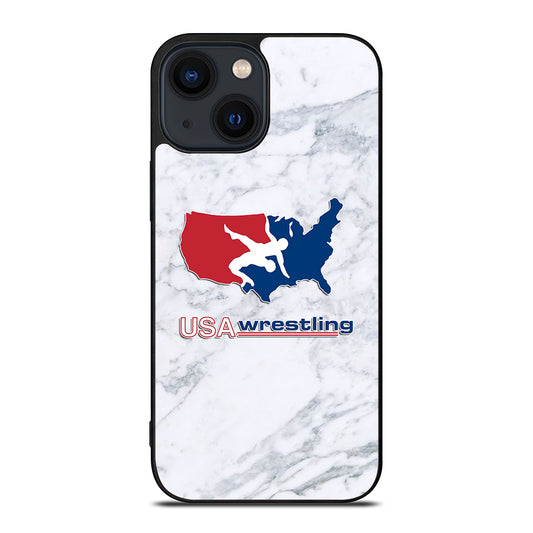 USA WRESTLING MARBLE iPhone 14 Plus Case Cover