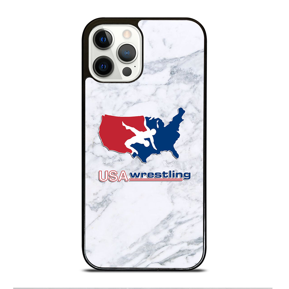 USA WRESTLING MARBLE iPhone 12 Pro Case Cover
