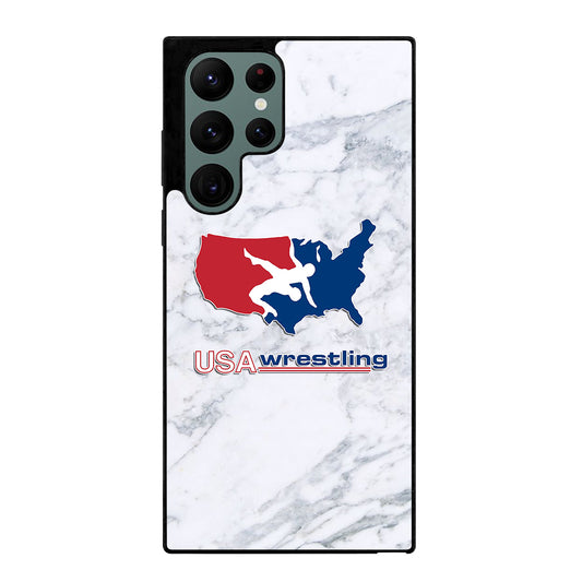 USA WRESTLING MARBLE Samsung Galaxy S22 Ultra Case Cover