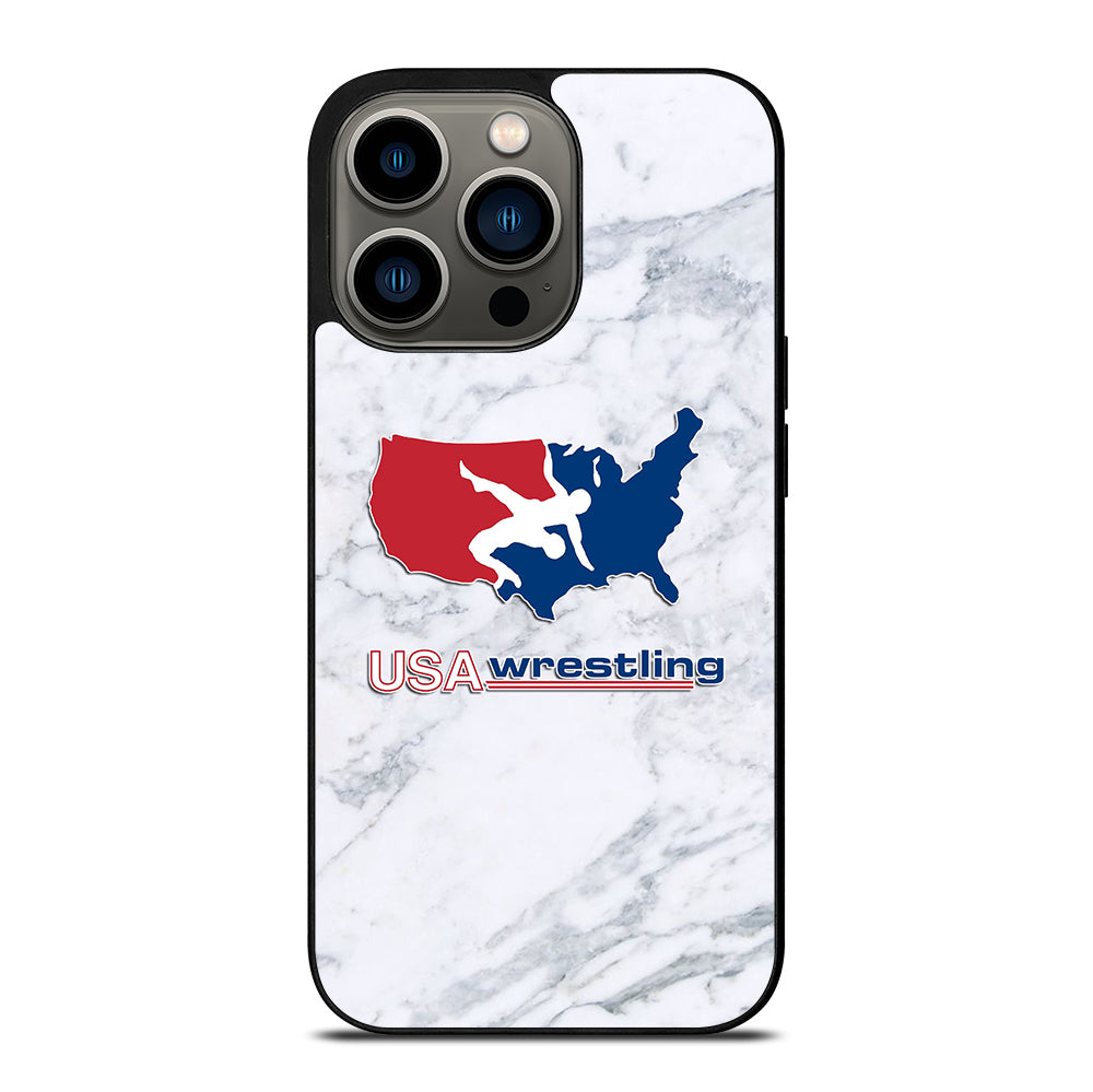 USA WRESTLING MARBLE iPhone 13 Pro Case Cover