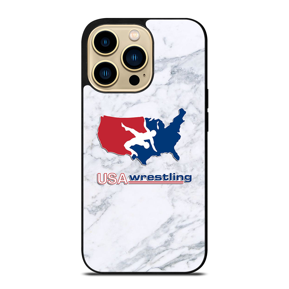 USA WRESTLING MARBLE iPhone 14 Pro Max Case Cover