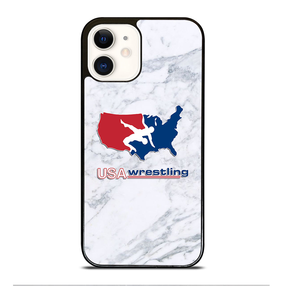 USA WRESTLING MARBLE iPhone 12 Case Cover