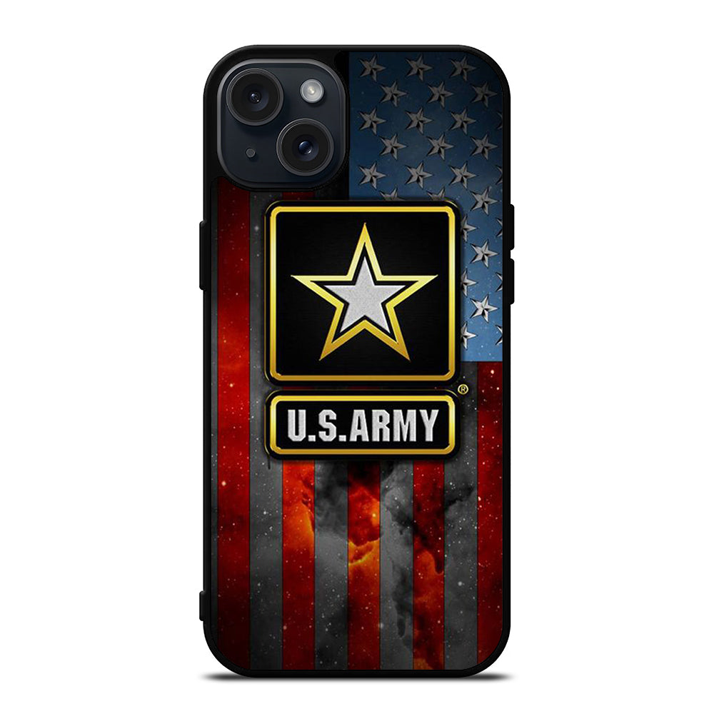 US ARMY USA MILITARY AMERICAN FLAG LOGO 2 iPhone 15 Plus Case Cover