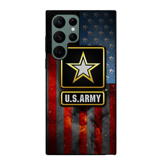 US ARMY USA MILITARY AMERICAN FLAG LOGO 2 Samsung Galaxy S22 Ultra Case Cover