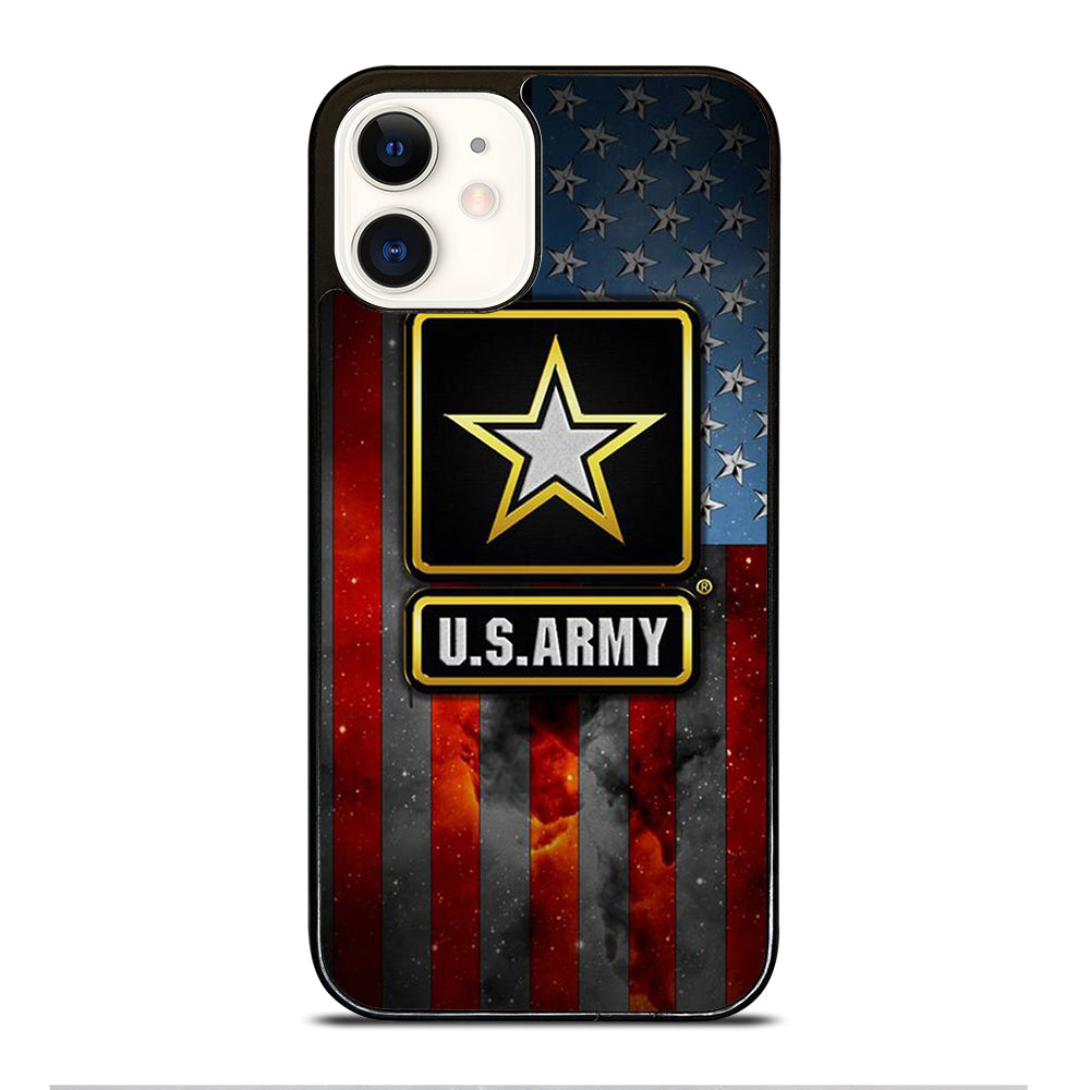 US ARMY USA MILITARY AMERICAN FLAG LOGO 2 iPhone 12 Case Cover