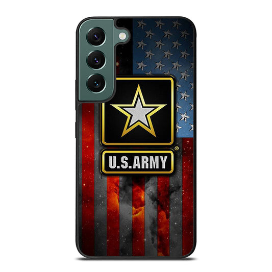 US ARMY USA MILITARY AMERICAN FLAG LOGO 2 Samsung Galaxy S22 Case Cover