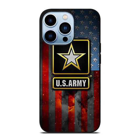 US ARMY USA MILITARY AMERICAN FLAG LOGO 2 iPhone 13 Pro Max Case Cover