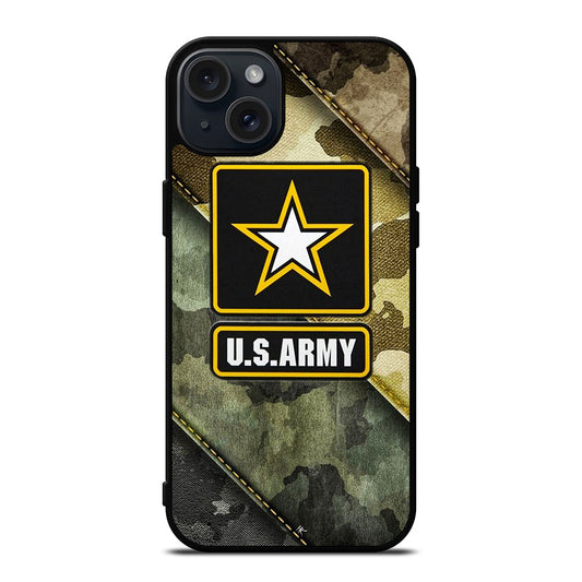 US ARMY USA MILITARY CAMO LOGO 2 iPhone 15 Plus Case Cover