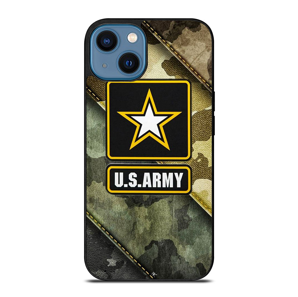 US ARMY USA MILITARY CAMO LOGO 2 iPhone 14 Case Cover