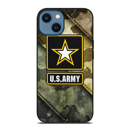 US ARMY USA MILITARY CAMO LOGO 2 iPhone 14 Case Cover