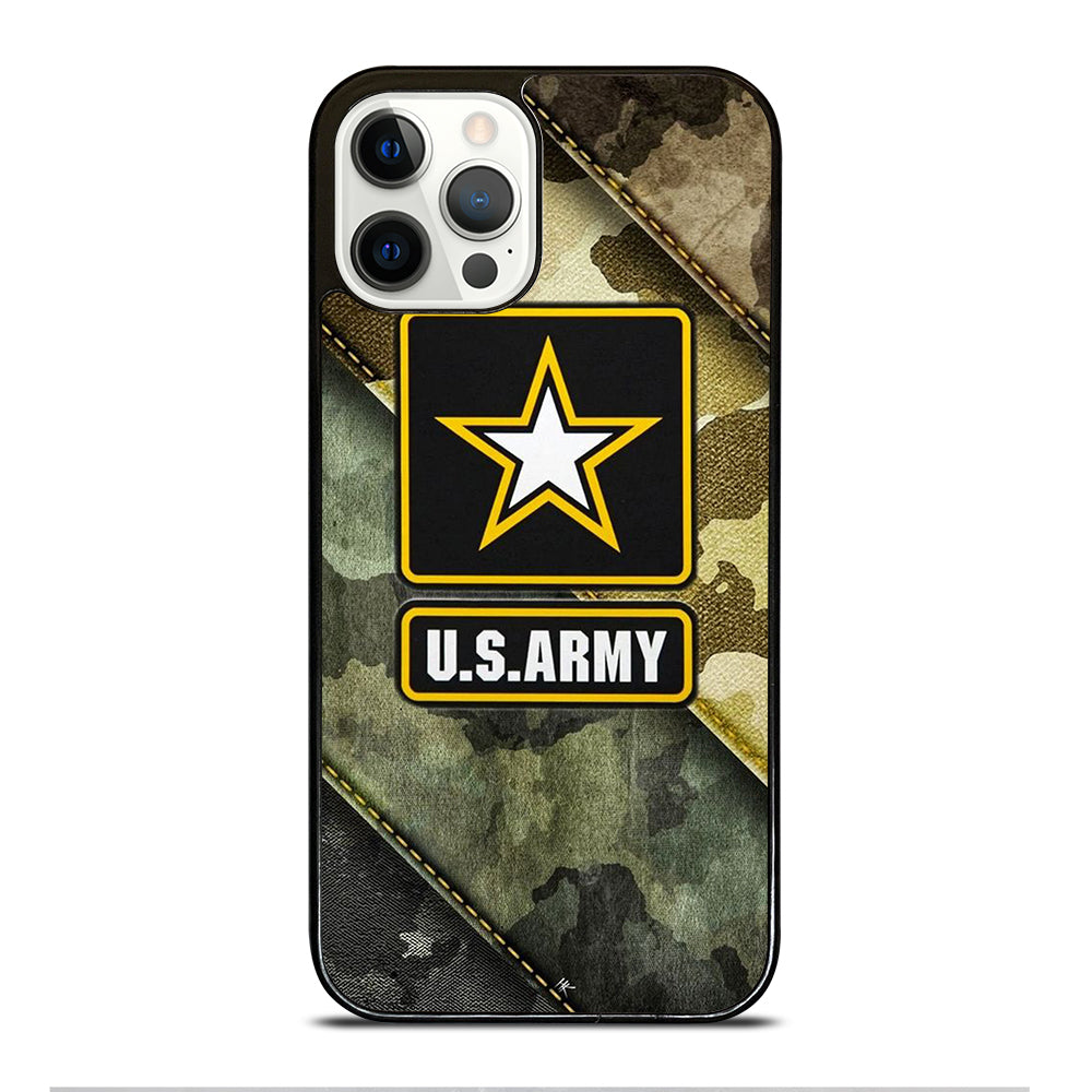 US ARMY USA MILITARY CAMO LOGO 2 iPhone 12 Pro Case Cover