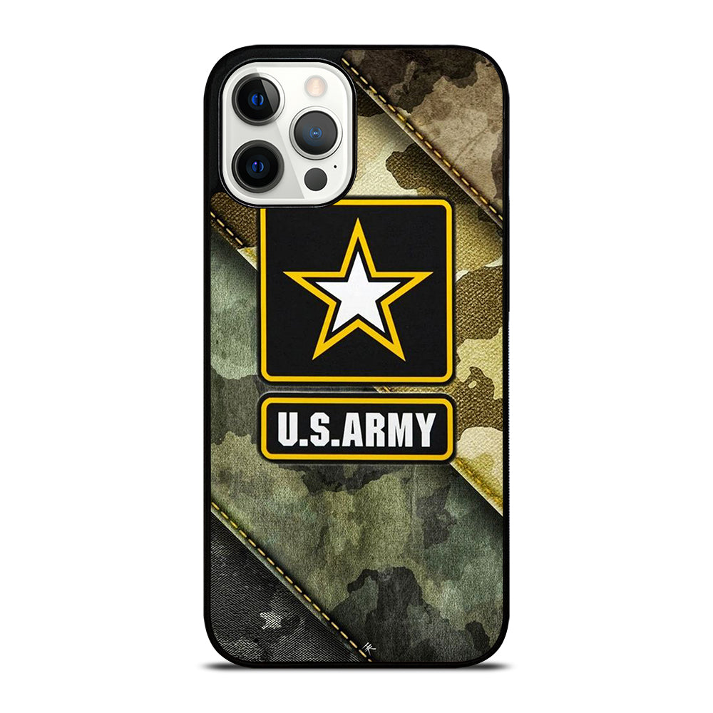 US ARMY USA MILITARY CAMO LOGO 2 iPhone 12 Pro Max Case Cover