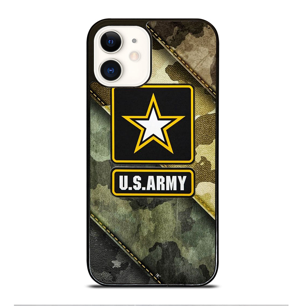 US ARMY USA MILITARY CAMO LOGO 2 iPhone 12 Case Cover