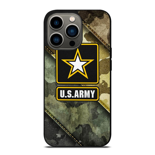 US ARMY USA MILITARY CAMO LOGO 2 iPhone 13 Pro Case Cover