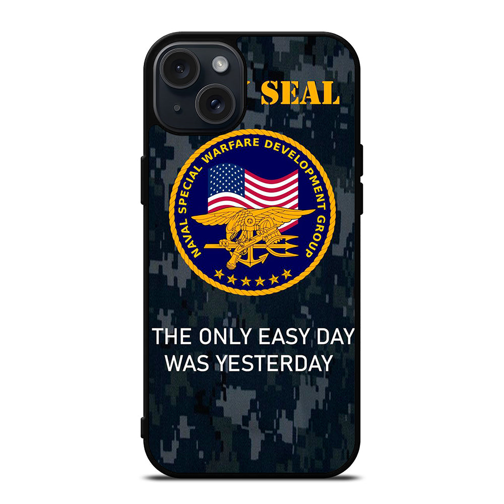 US NAVY SEAL CAMO ICON iPhone 15 Plus Case Cover