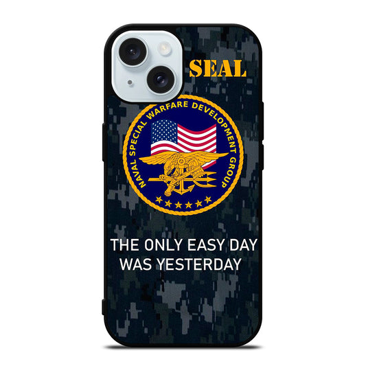 US NAVY SEAL CAMO ICON iPhone 15 Case Cover