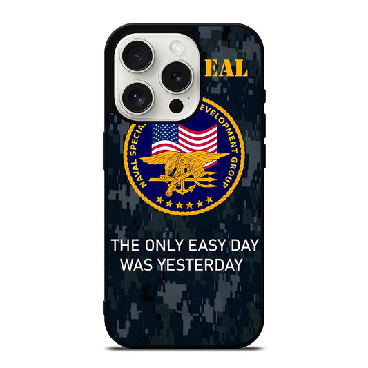 US NAVY SEAL CAMO ICON iPhone 15 Pro Case Cover
