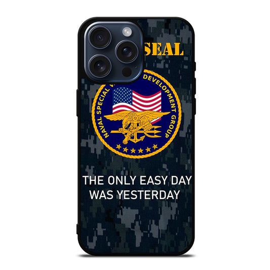 US NAVY SEAL CAMO ICON iPhone 15 Pro Max Case Cover