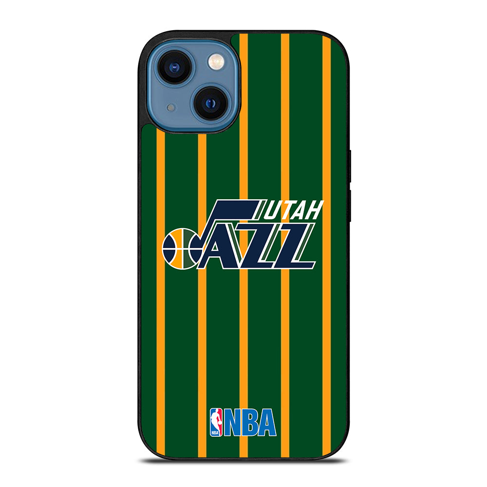 UTAH JAZZ STRIPE LOGO iPhone 14 Case Cover