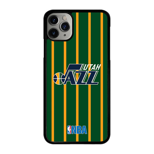 UTAH JAZZ STRIPE LOGO iPhone 11 Pro Max Case Cover