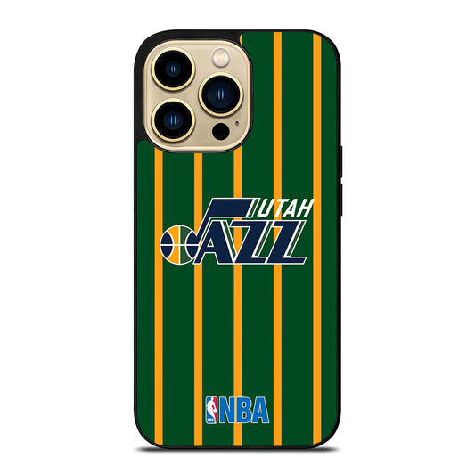 UTAH JAZZ STRIPE LOGO iPhone 14 Pro Max Case Cover