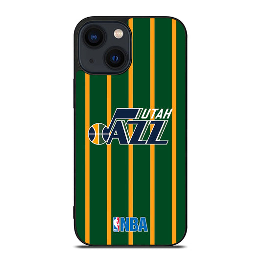 UTAH JAZZ STRIPE LOGO iPhone 14 Plus Case Cover