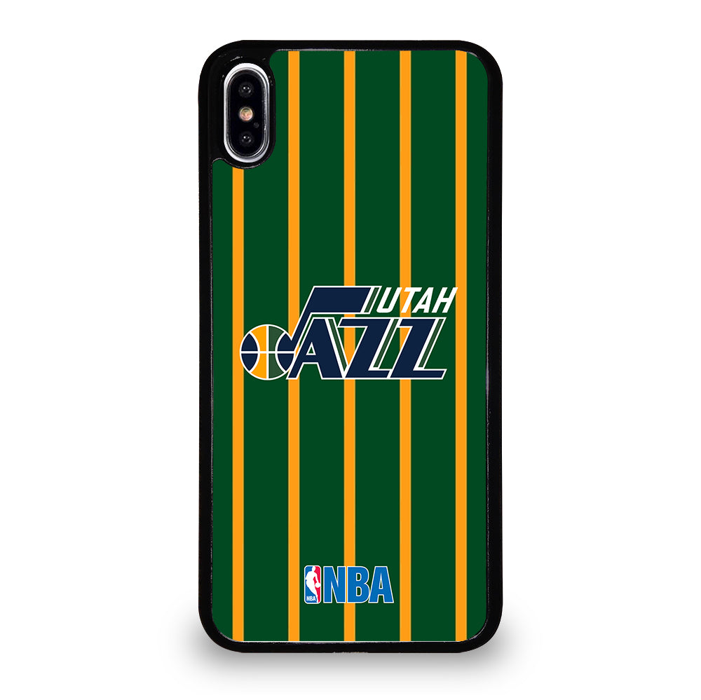 UTAH JAZZ STRIPE LOGO iPhone XS Max Case Cover