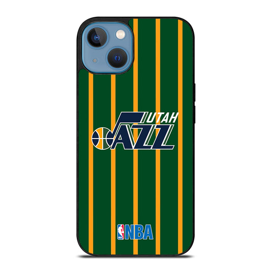 UTAH JAZZ STRIPE LOGO iPhone 13 Case Cover
