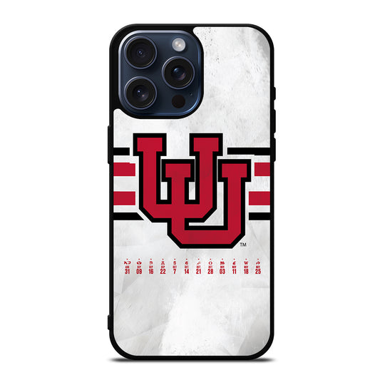 UTAH UTES LOGO 2 iPhone 15 Pro Max Case Cover