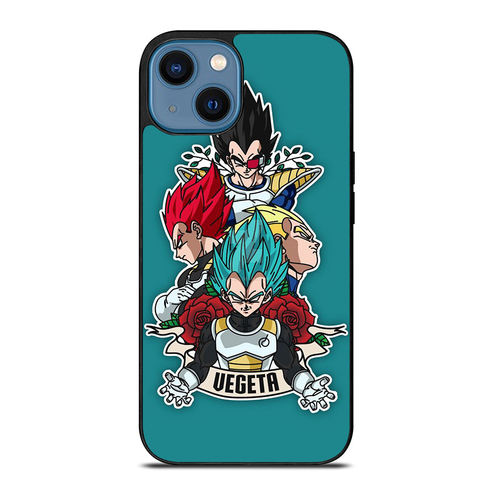 VEGETA ALL SSJ DRAGON BALL SUPER iPhone 14 Case Cover