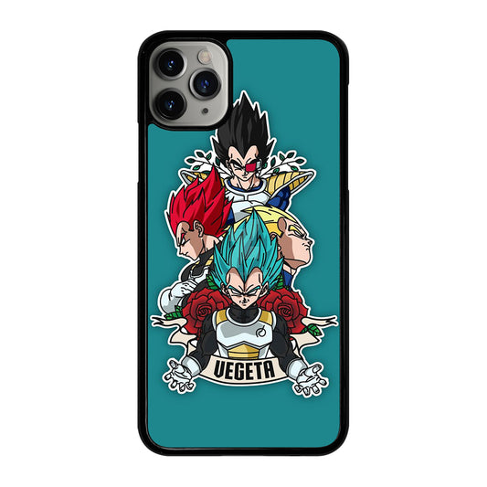 VEGETA ALL SSJ DRAGON BALL SUPER iPhone 11 Pro Max Case Cover