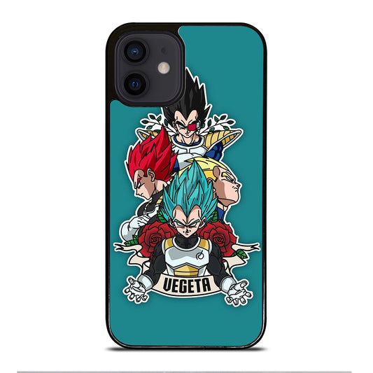 VEGETA ALL SSJ DRAGON BALL SUPER iPhone 12 Mini Case Cover